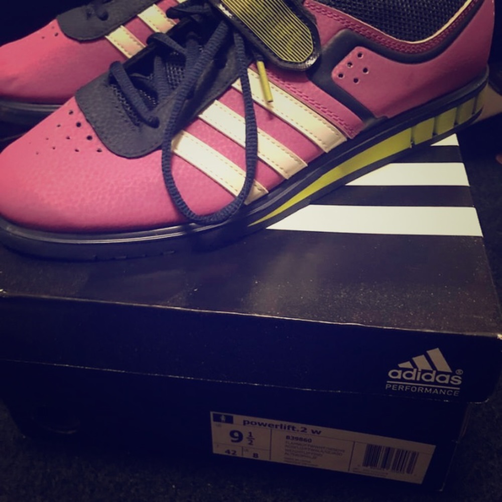 Adidas powerlifting shoe